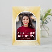 Sternexplosion Abschluss Einladung (Stehend vorne)