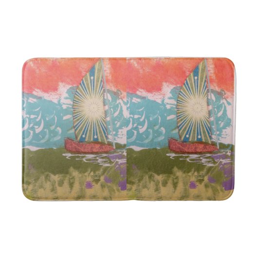 Sternexplosion Badematte (Vorderseite)