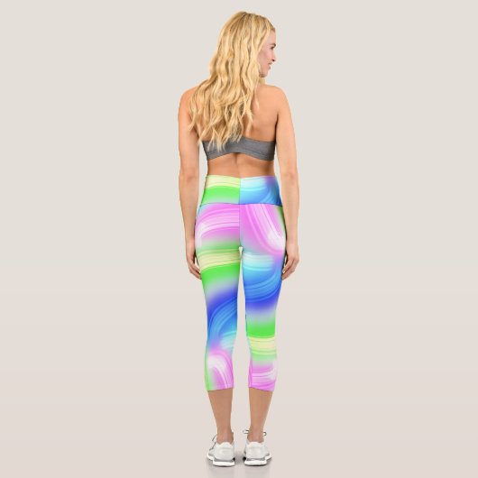 Sternexplosion Capri Leggings (Rückseite)