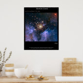 Sternexplosion Cluster NGC 3603 Poster (Küche)