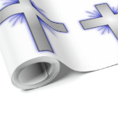 STERNEXPLOSION CROSS GESCHENKPAPIER (Rolleneckpunkt)