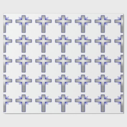 STERNEXPLOSION CROSS GESCHENKPAPIER (Flach)