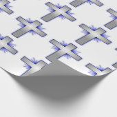 STERNEXPLOSION CROSS GESCHENKPAPIER (Ecke)