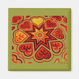 "Sternexplosion der Liebe" Magnet