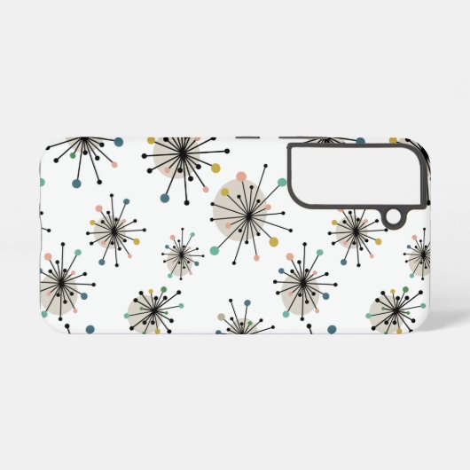 Sternexplosion des Atomalters Mittelalter Samsung Galaxy Hülle (Rückseite (Horizontal))