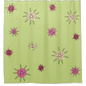 Sternexplosion des Atomzeitalters Duschvorhang (Vorderseite)