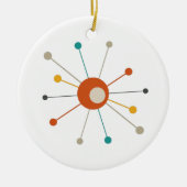 Sternexplosion des Atomzeitalters Mitte des Jahrhu Keramik Ornament (Vorne)