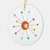 Sternexplosion des Atomzeitalters Mitte des Jahrhu Keramik Ornament (Links)