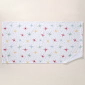 Sternexplosion des Atomzeitalters Mitte des Jahrhu Strandtuch (Vorderseite)