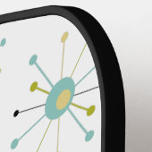 Sternexplosion des Atomzeitalters Polka Dots Mitte Pickleball Schläger (Linke Seite)