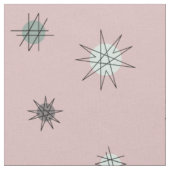 Sternexplosion des Atomzeitalters Rose Pink Stoff (Nahaufnahme)