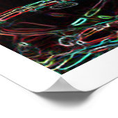 Sternexplosion Drum Rocker Poster (Ecke)