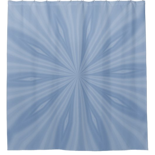 Sternexplosion Dusty Blue Duschvorhang (Vorderseite)