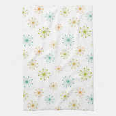 Sternexplosion Fireworks Retro Muster Kitc Mitte d Geschirrtuch (Vertikal)