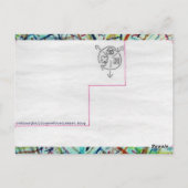 Sternexplosion für den Sieg von Frau/Frau 24 Wähle Postkarte (Rückseite)