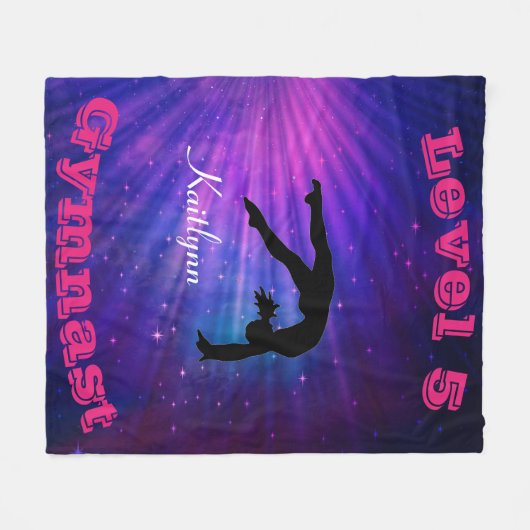 Sternexplosion für Gymnastikstufen (Name und Stufe Fleecedecke (Vorderseite (Horizontal))