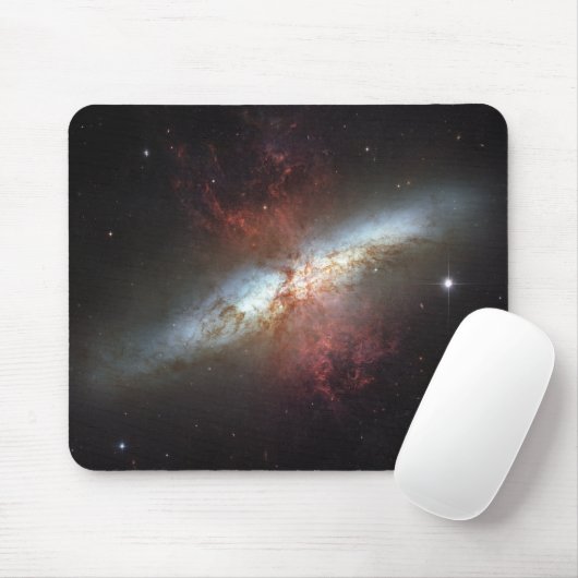 Sternexplosion Galaxie, Messier 82 Mousepad (Mit Mouse)
