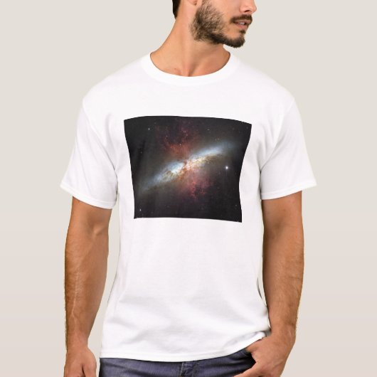 Sternexplosion Galaxie, Messier 82 T-Shirt (Vorderseite)