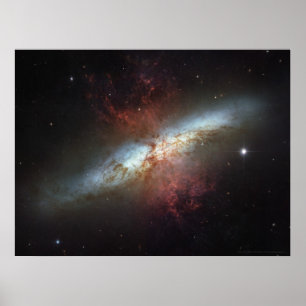 Sternexplosion Galaxy M82 24x18 (33x25) Poster