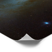 Sternexplosion Galaxy M82 Poster (Ecke)
