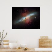 Sternexplosion Galaxy M82 Poster (Küche)
