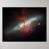 Sternexplosion Galaxy M82 Poster (Vorne)