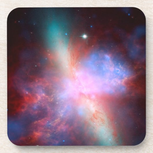 Sternexplosion Galaxy M82 Untersetzer (Vorderseite)
