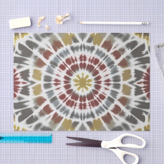 Sternexplosion Gefärbte Krawatte Seidenpapier (Handwerk)