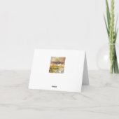 Sternexplosion Geometrisches mehrfarbiges Muster Karte (Rückseite)