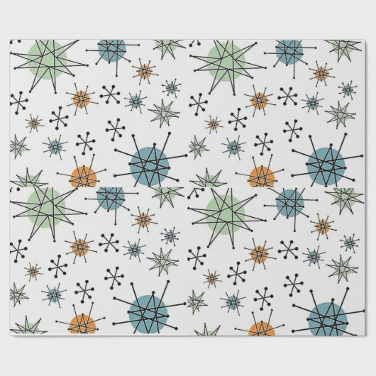 Sternexplosion Geschenkpapier (Flach)