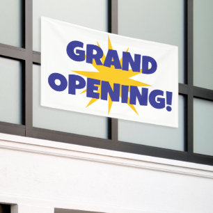 Sternexplosion Grand Opening Banner