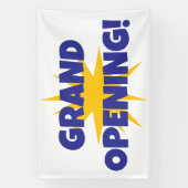 Sternexplosion Grand Opening Banner (Vertikal)