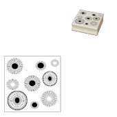 Sternexplosion Gummistempel (Stempel)