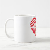Sternexplosion Herz Kaffee Tasse (Links)