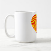 Sternexplosion Herz Tasse (Links)