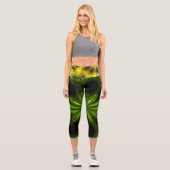 Sternexplosion Hochwaisted Capris (Vorderseite)