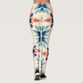 Sternexplosion Ikat Pattern Leggings (Rückseite)