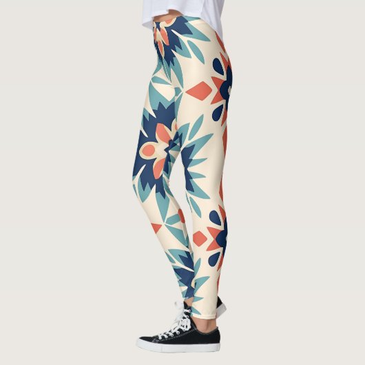 Sternexplosion Ikat Pattern Leggings (Links)