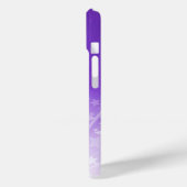 Sternexplosion Lila und weiß Case-Mate iPhone Hülle (Rückseite / Links)