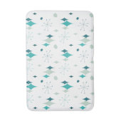 Sternexplosion Mitte Jahrhundert Modernes Muster A Badematte (Vorderseite Vertikal)