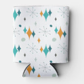 Sternexplosion Mitte Jahrhundert Modernes Muster Dosenkühler (Vorderseite)