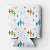 Sternexplosion Mitte Jahrhundert Modernes Muster Dosenkühler (Rückseite)