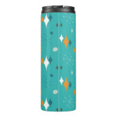 Sternexplosion Mitte Jahrhundert Modernes Muster i Thermosbecher (Rückseite)