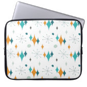 Sternexplosion Mitte Jahrhundert Modernes Muster Laptopschutzhülle (Vorderseite)