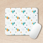 Sternexplosion Mitte Jahrhundert Modernes Muster Mousepad<br><div class="desc">Dieses abstrakte Retro-Design verbindet Sternexplosion aus der Mitte des Jahrhunderts mit modernen Formen und reflektiert die Retro-Vintage Atmosphäre. Ideal für Menschen,  die das Retro und die Vintage Ästhetik Liebe.</div>