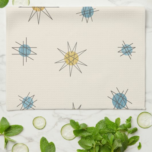 Sternexplosion-Planeten des Atomzeitalters Geschirrtuch (Gefaltet)