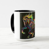 Sternexplosion Pony Tasse (Vorderseite Links)