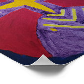 Sternexplosion Poster (Ecke)