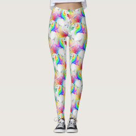 Sternexplosion Prinzessin Einhorn mit Sternen Leggings