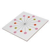 Sternexplosion Retro Keramik Tile Fliese (Seite)